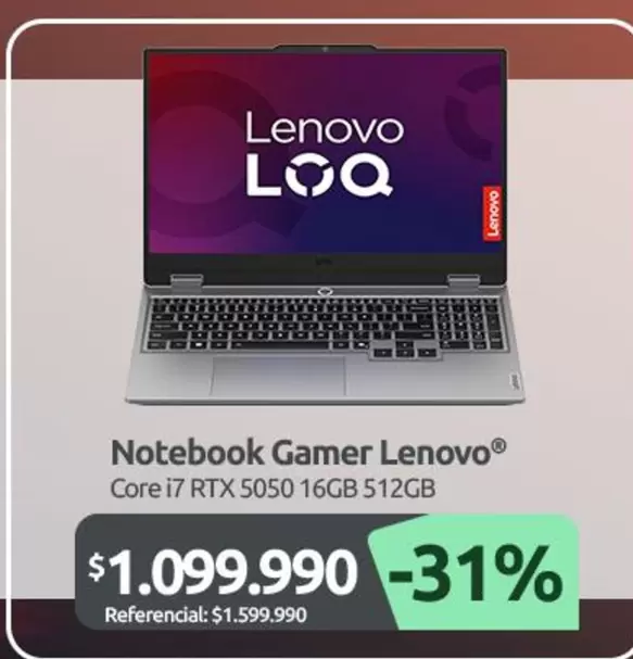 Lenovo - Notebook Gamer