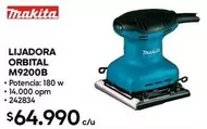 Makita - Lijadora Orbital M9200b