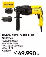 Stanley - Rotomartillo Sds Plus SHR264K