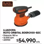 Black & Decker - Lijadora Roto Bder0100-b2c
