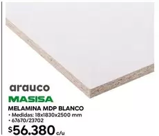 Arauco - Melamina MDP Blanco