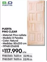 Clear - Puerta Pino