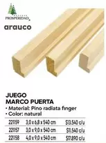 Arauco - Juego Marco Puerta