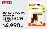 Tesa - Burlete Puerta Perfil P 38 Mm 1 M