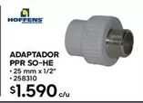 Hoffens - Adaptador Ppr So-he