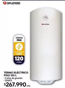 Splendid - Termo Electrico PISO 120 L
