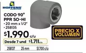 Hoffens - Codo 90 PPR So-HI