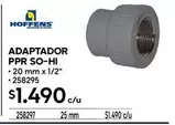 Hoffens - Adaptador Ppr So-hi
