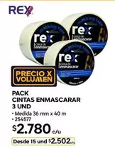 Rexona - Pack Cintas Enmascarar