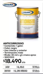 Soquina - Anticorrosivo