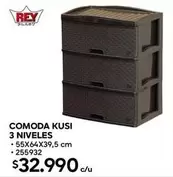 Rey - Comoda Kusi 3 Niveles