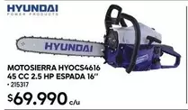 Hyundai - Motosierra 45 Cc 2.5 Hp Espada 16''