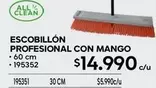 Clean - Escobillon Profesional Con Mango