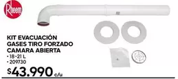 Rheem - Gases Tiro Forzado Camara Abierta