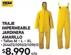 Traje Impermeable Amarillo