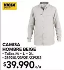 Safety - Camisa Hombre Beige