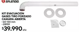Splendid - Gases Tiro Forzado Camara Abierta