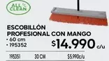 Clean - Escobillón Profesional Con Mango