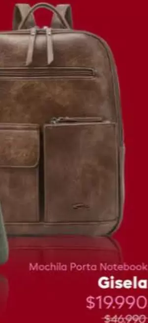 Giselle - Mochila Porta Notebook