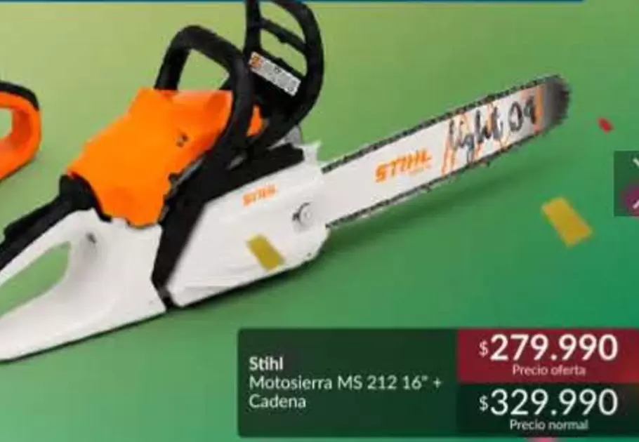 Stihl - Motosierra Ms 212 16" + Cadena