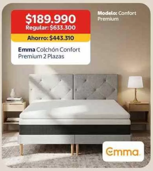 Confort - Colchón Premium 2 Plazas