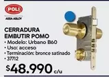 Urbano - Cerradura Embutir Pomo