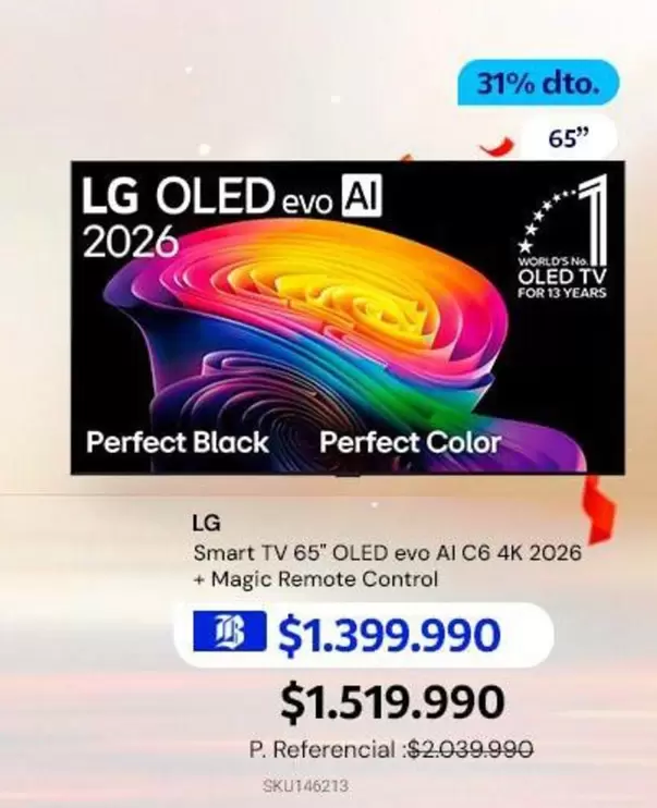 LG - OLED TV 65'' OLED TV