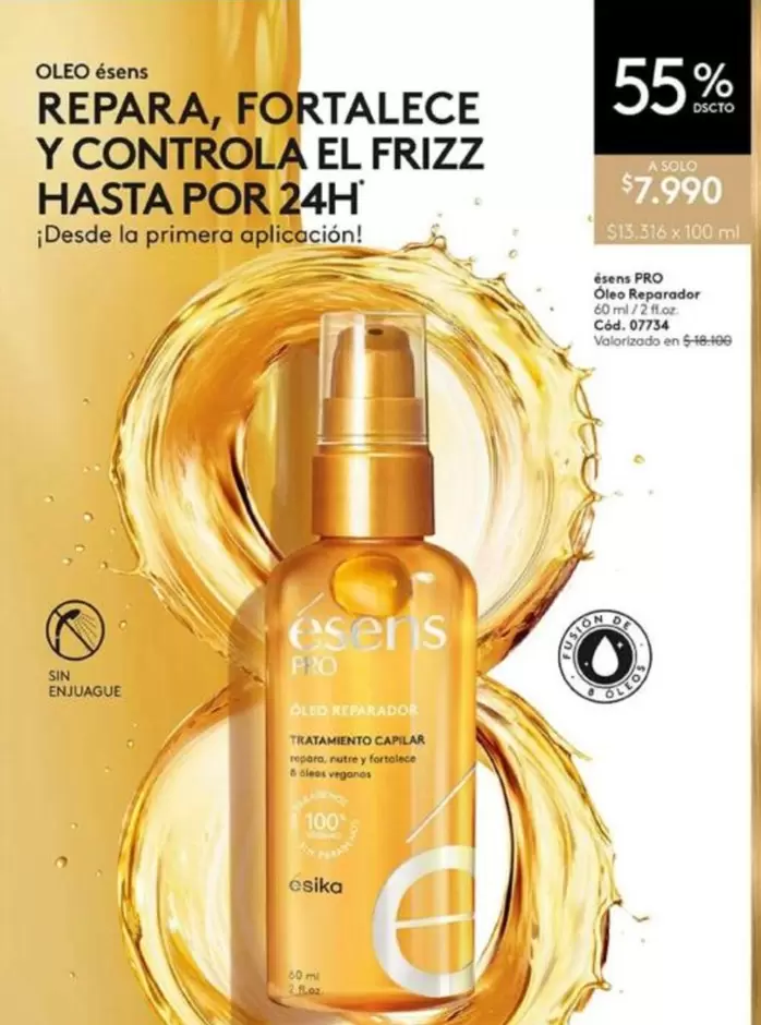 Repara, Fortalece Y Controla El Frizz Hasta Por 24h