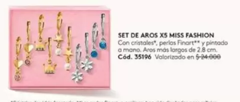 Set De Aros X5 Miss Fashion