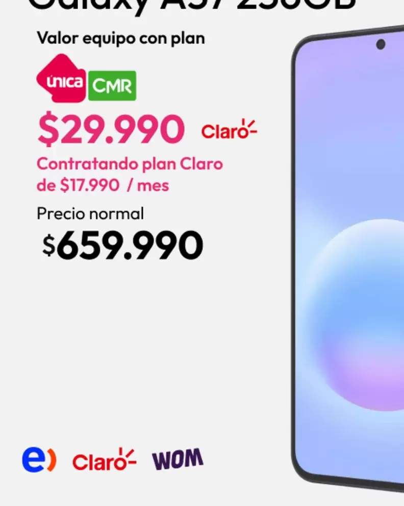 Valor - Contratado Plan Claro