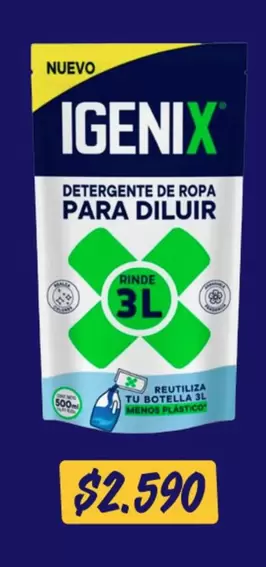 Igenix - Detergente De Ropa Para Diluir