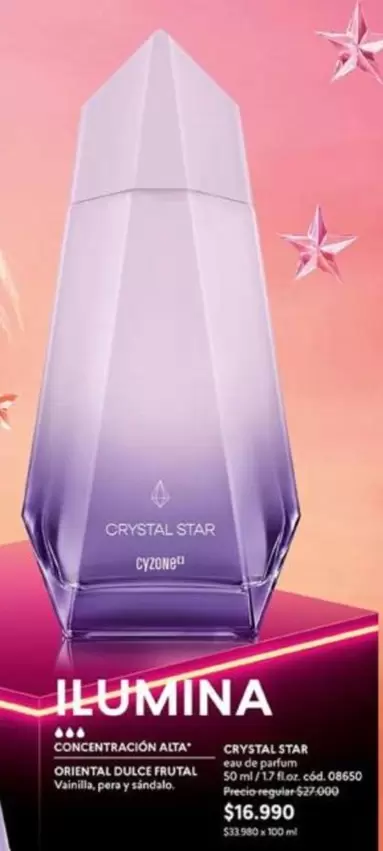 Cyzone - Crystal Star Cygration Lumina 60cm X 750ml