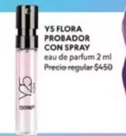 Y5 Flora Probador Con Spray