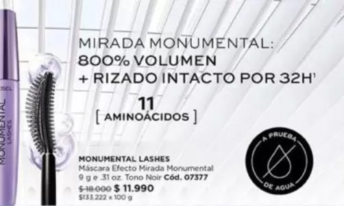 Mirada Monumental:80% Volumen + Rizado Int'Acto Por 32h