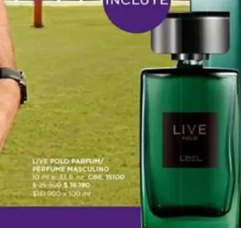 Live Polo Parfum/Perfume Masculino
