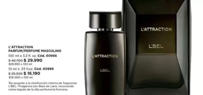 L'attraction Parfum/Perfume Masculino