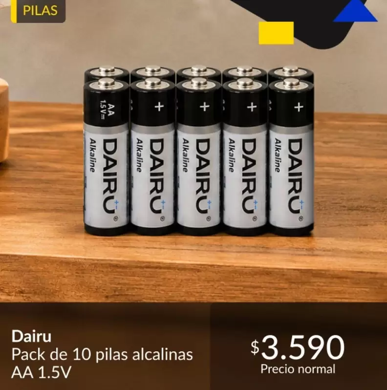 Pack De 10 Pilas Alcalinas Aa