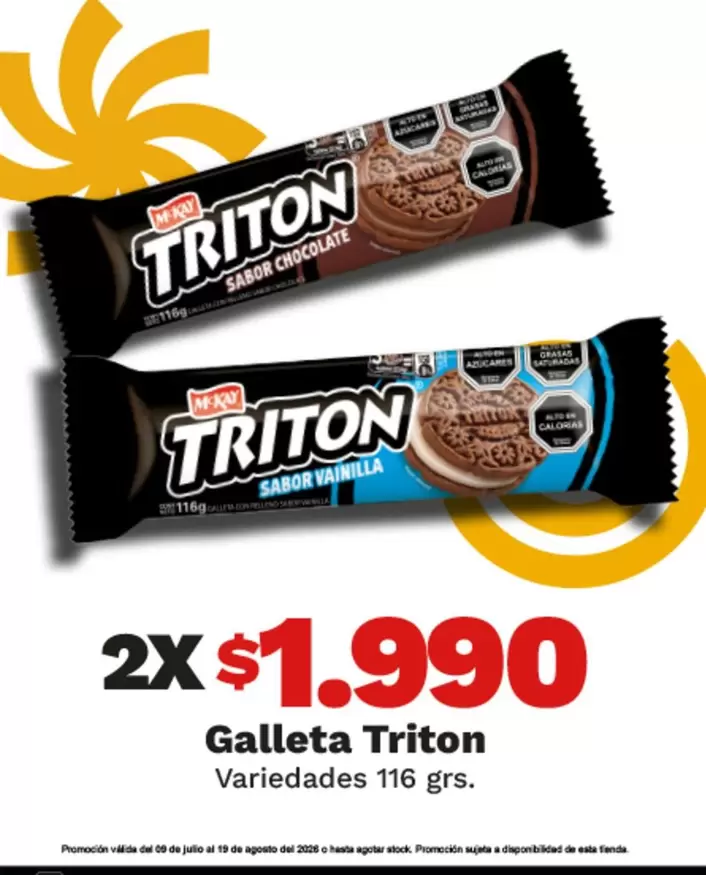 Tritón - Galleta