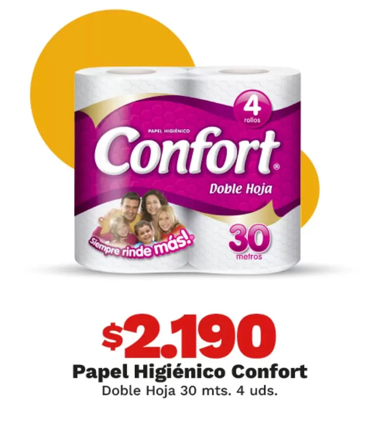 Confort - Papel Higiénico