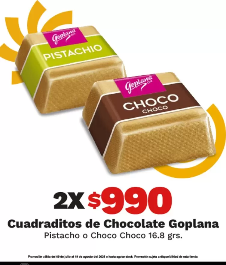 Cuadraditos De Chocolate