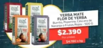 Yerba Mate Flor De Yerba