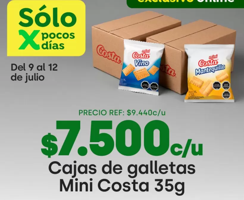 Costa - Cajas De Galletas Mini
