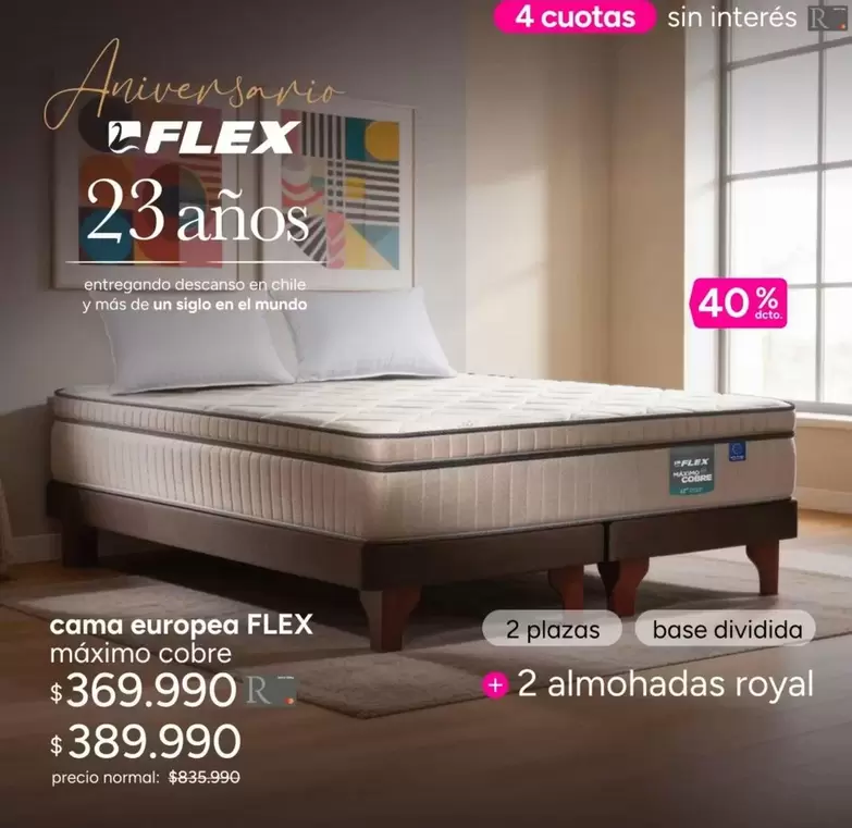 Flex - Cama Europea