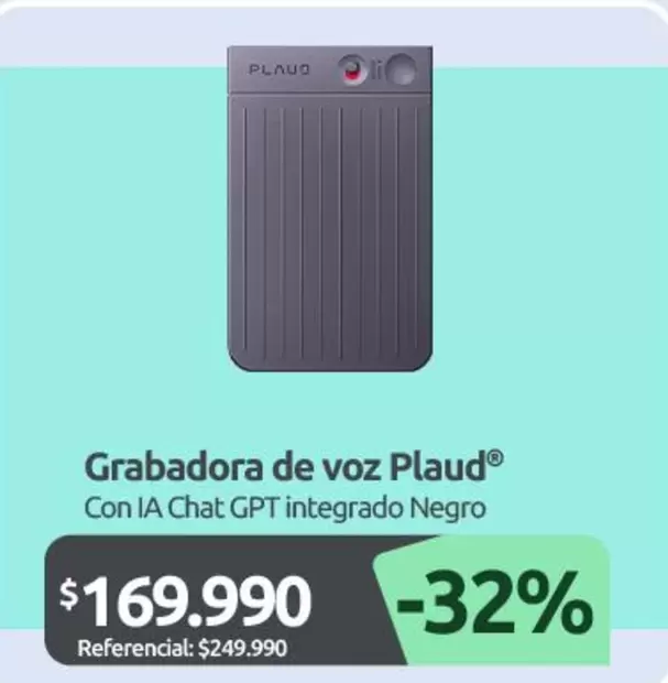 Grabadora de Voz Plaud
