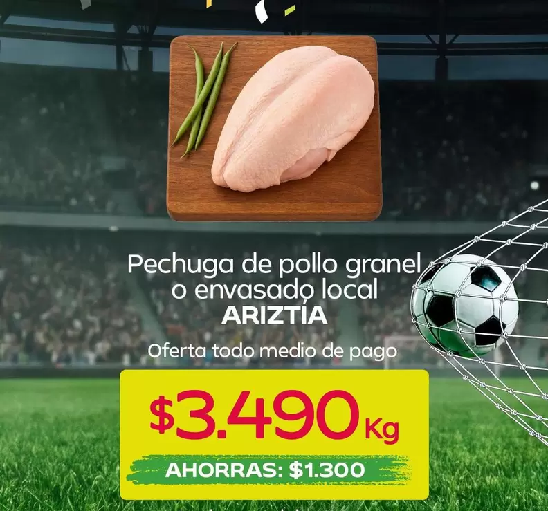 Ariztía - Pechuga De Pollo Granel O Envasado Local