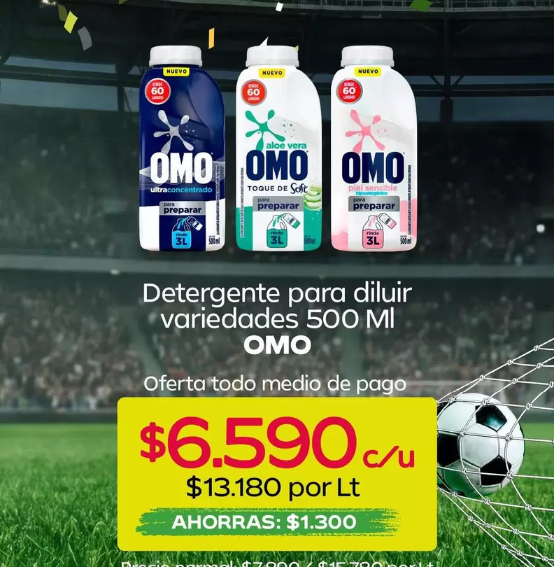 Omo - Detergente Para Diluir Variedades