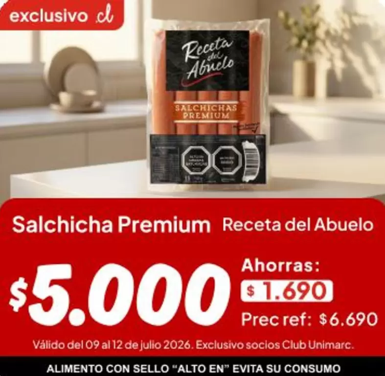 Abuelo - Salchicha Premium Receta Del