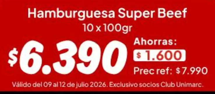 Club - Hamburguesa Super Beef