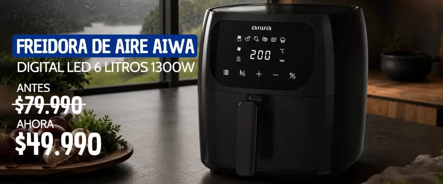 Aiwa - Freidora De Aire