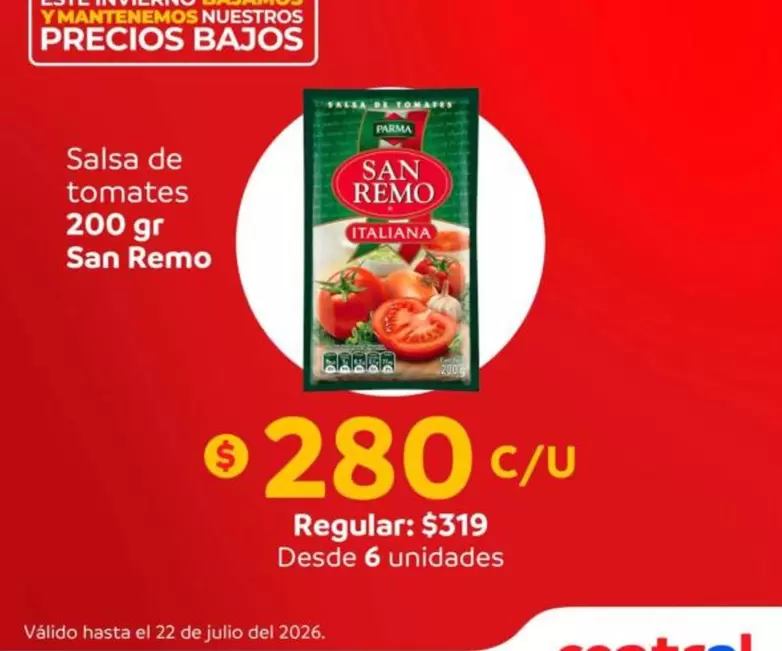 San Remo - Salsa De Tomates